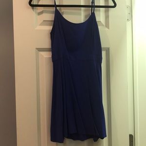 Short indigo day dress